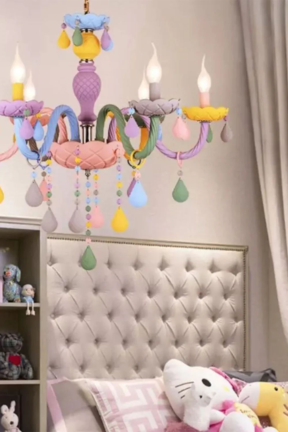 Macaron Children's Candle Chandelier - Image 7