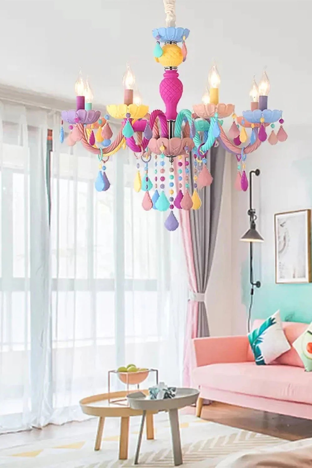 Macaron Children's Candle Chandelier - Image 8