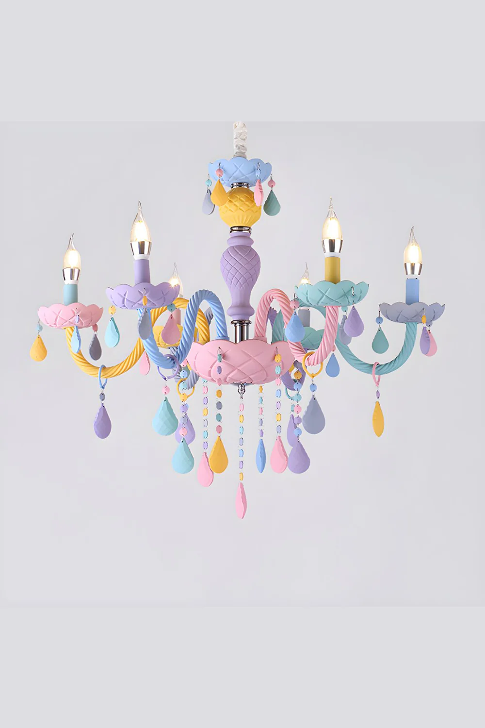 Macaron Children's Candle Chandelier - Image 9