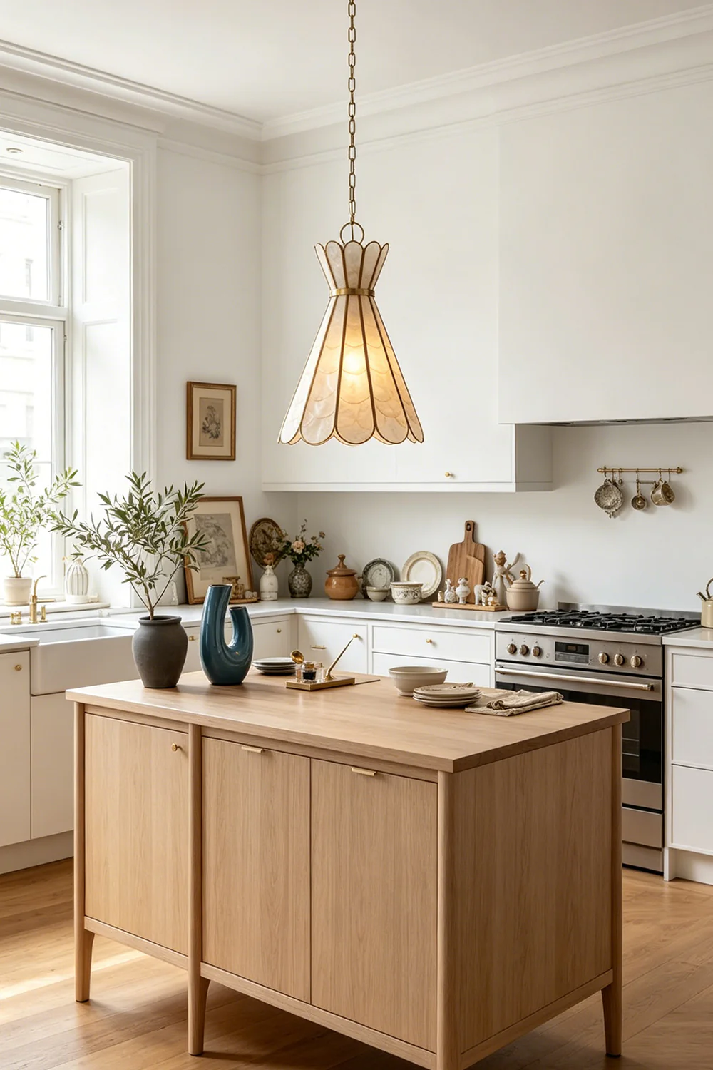 Magnolia Shell Pendant Light - Image 5