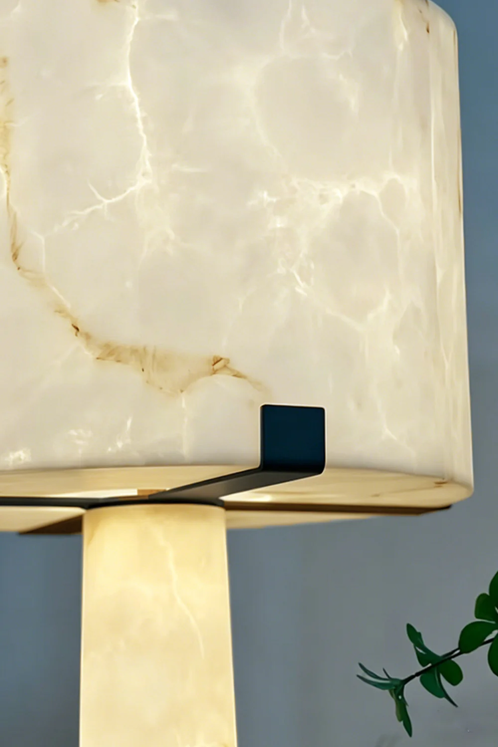 Meridian Column Alabaster Floor Lamp - Image 8