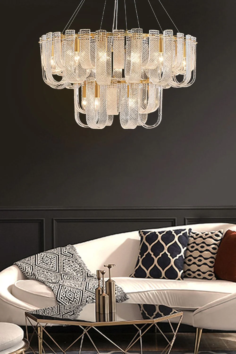 Mesh Crystal Chandelier - Image 11