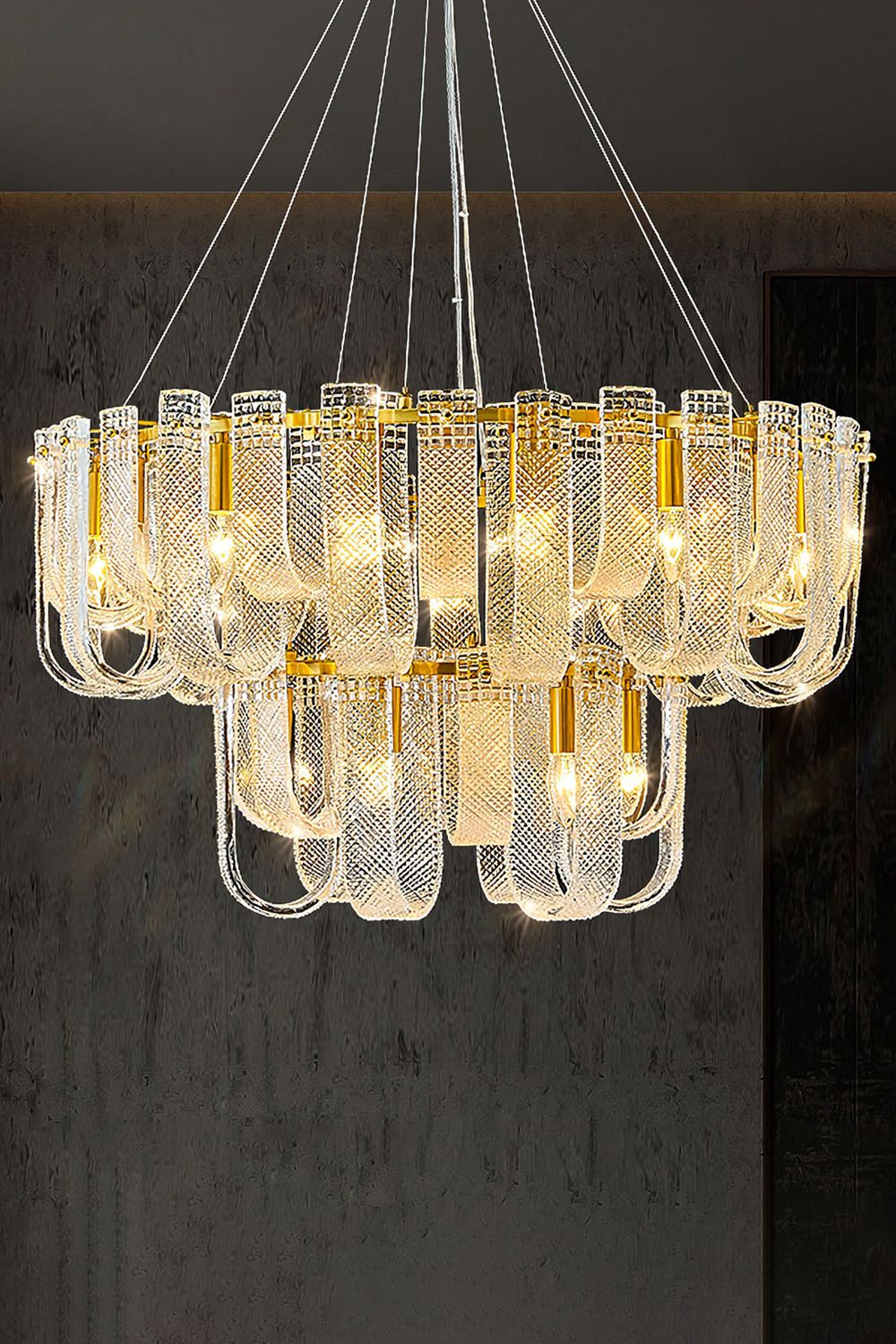 Mesh Crystal Chandelier - Image 16