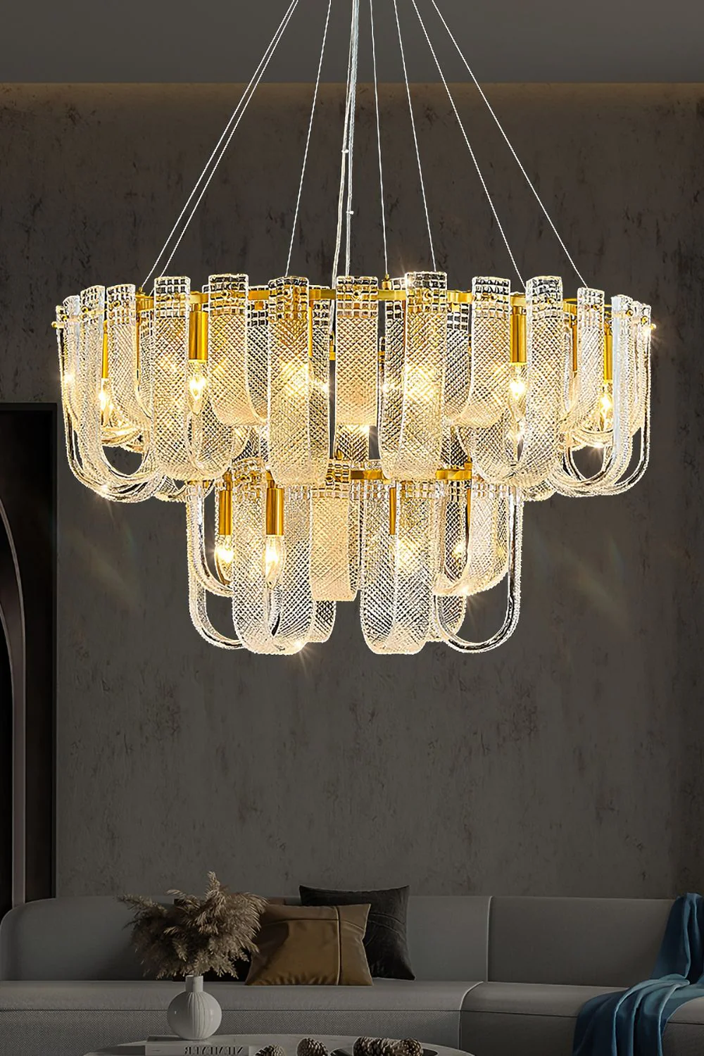 Mesh Crystal Chandelier - Image 3