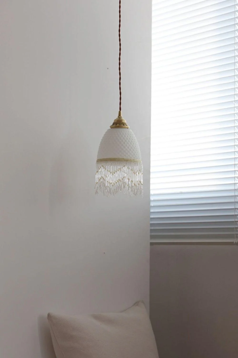 Mesh Tassel Glass Pendant Light - Image 18