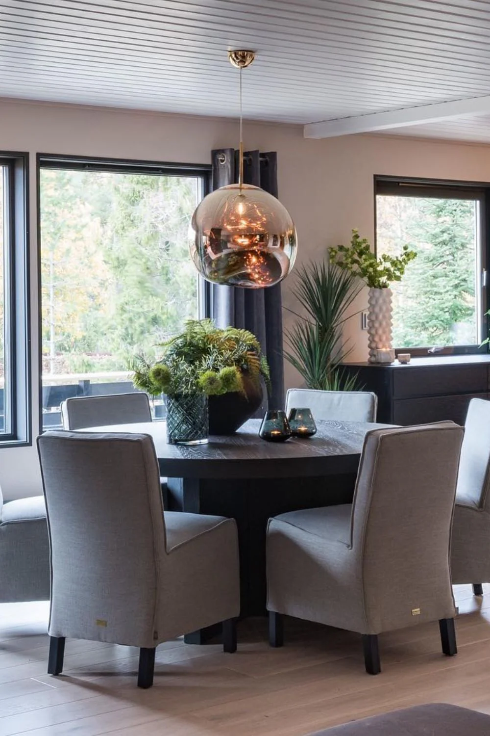 Metallic Lava Glass Pendant Lamp - Image 19