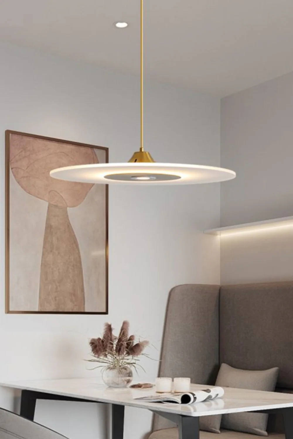 Minimalist Disc Pendant Light - Image 13