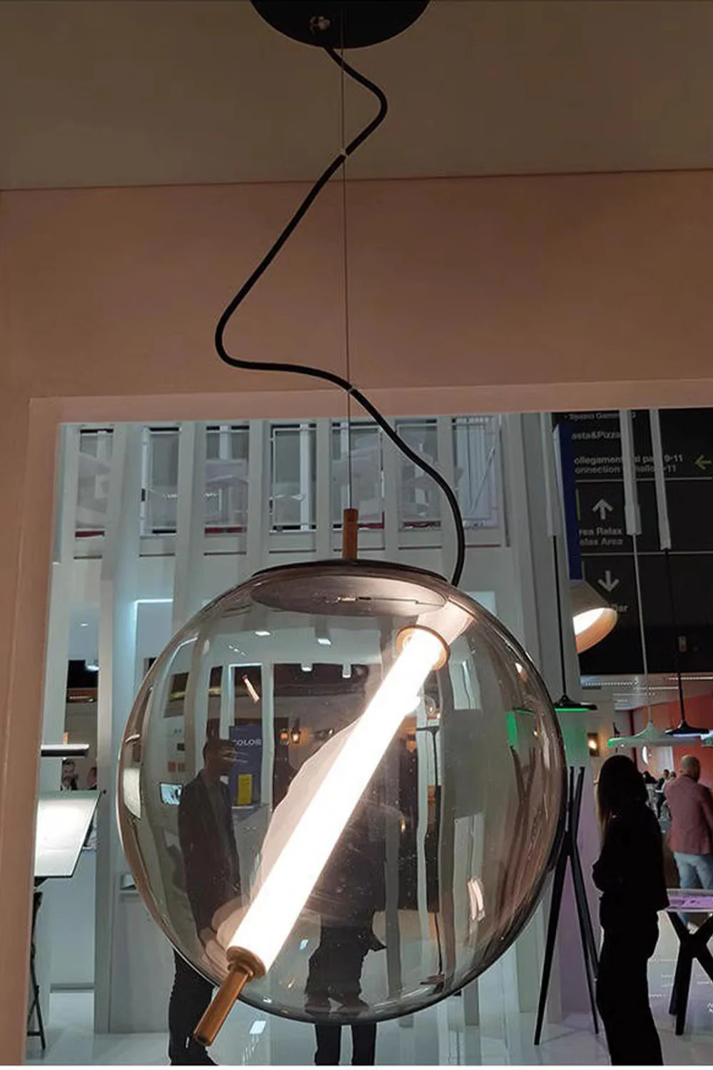 Minimalist Glass Ball Pendant Light - Image 4