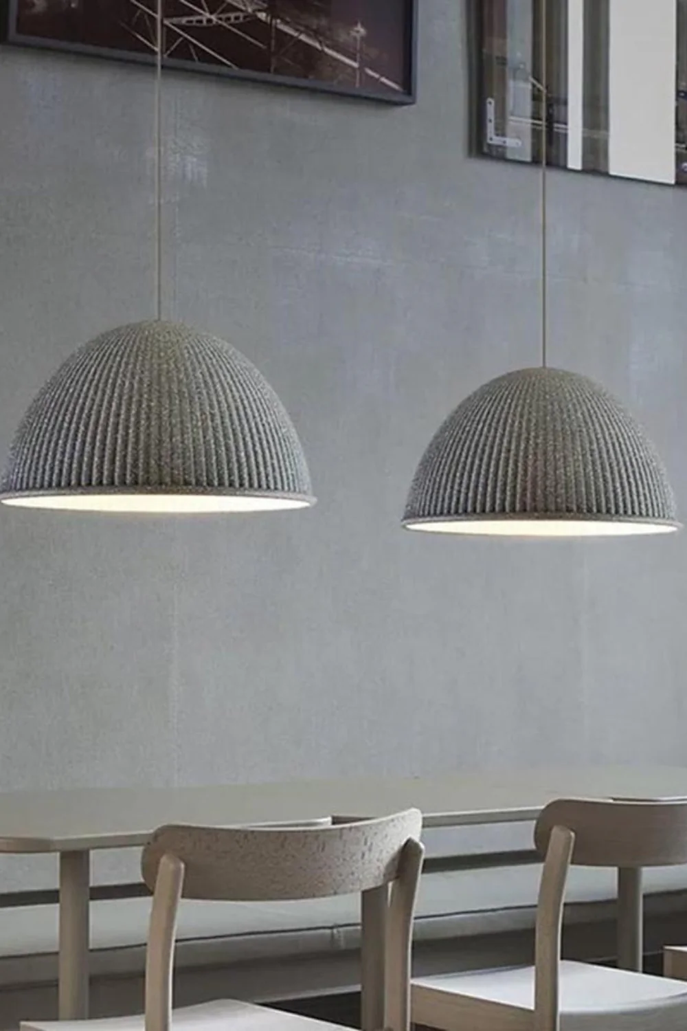 Minimalist Ribbed Pendant Light - Image 12