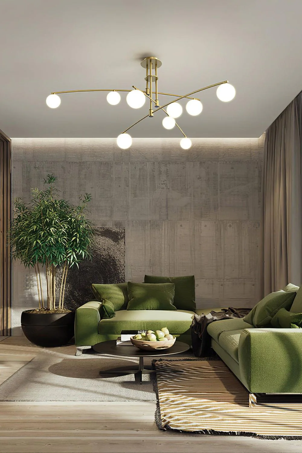 Modern Long Arm Chandelier - Image 5