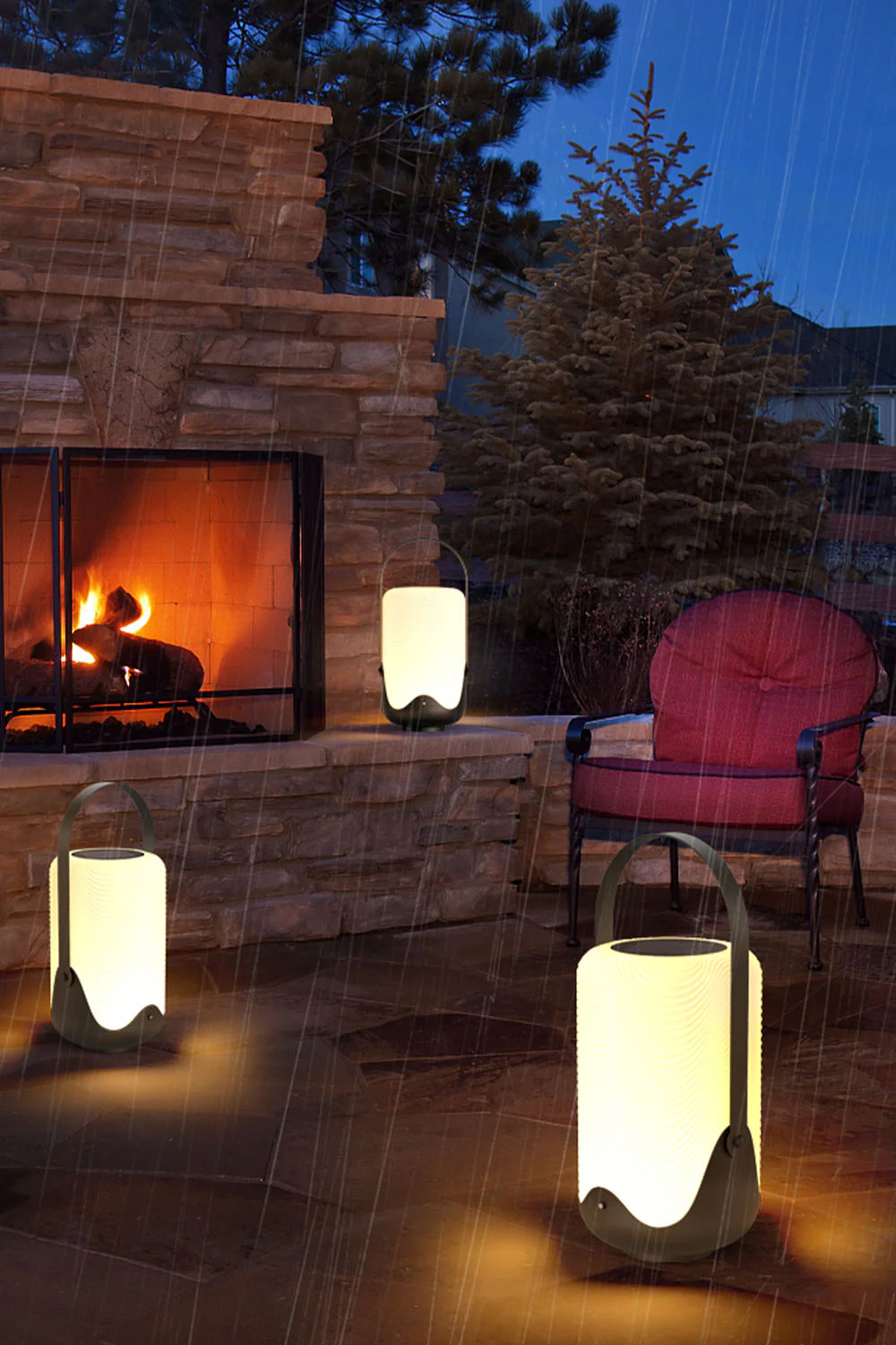Modern Simple Portable Cylindrical Outdoor Rechargeable Table Lamp - Image 15