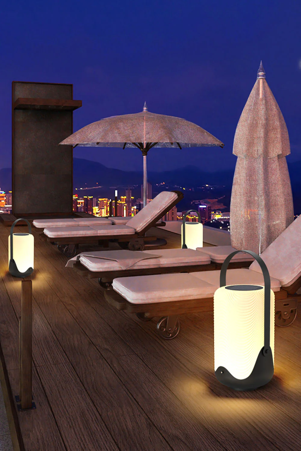 Modern Simple Portable Cylindrical Outdoor Rechargeable Table Lamp - Image 6
