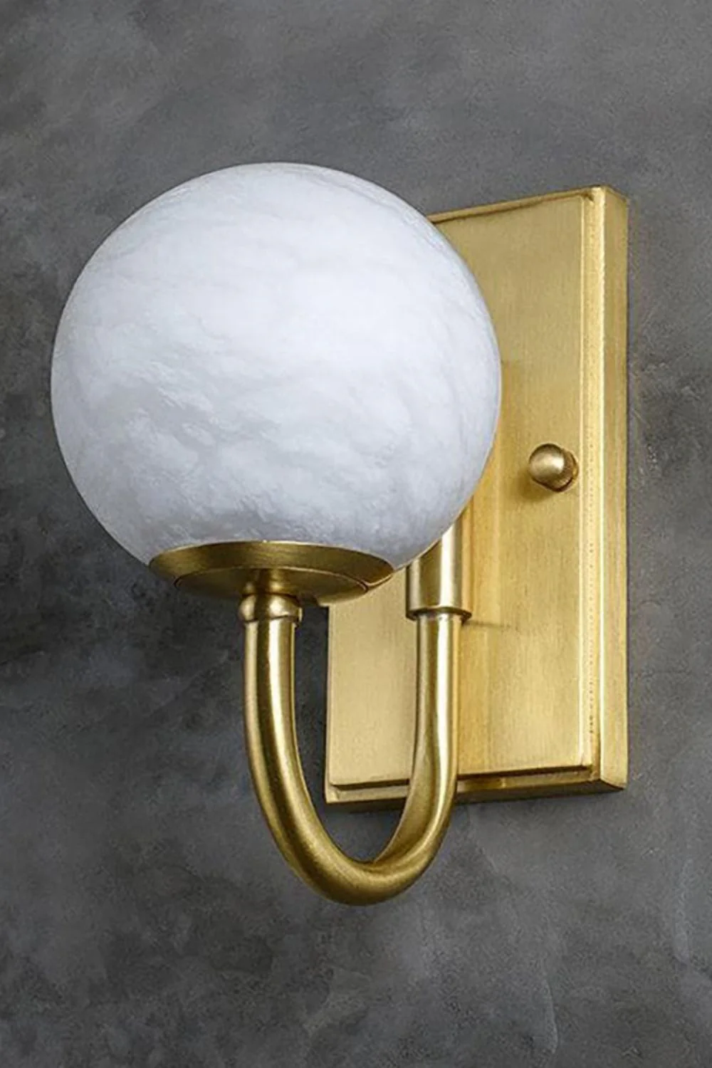 Modern Spherical Alabaster Wall Light - Image 12