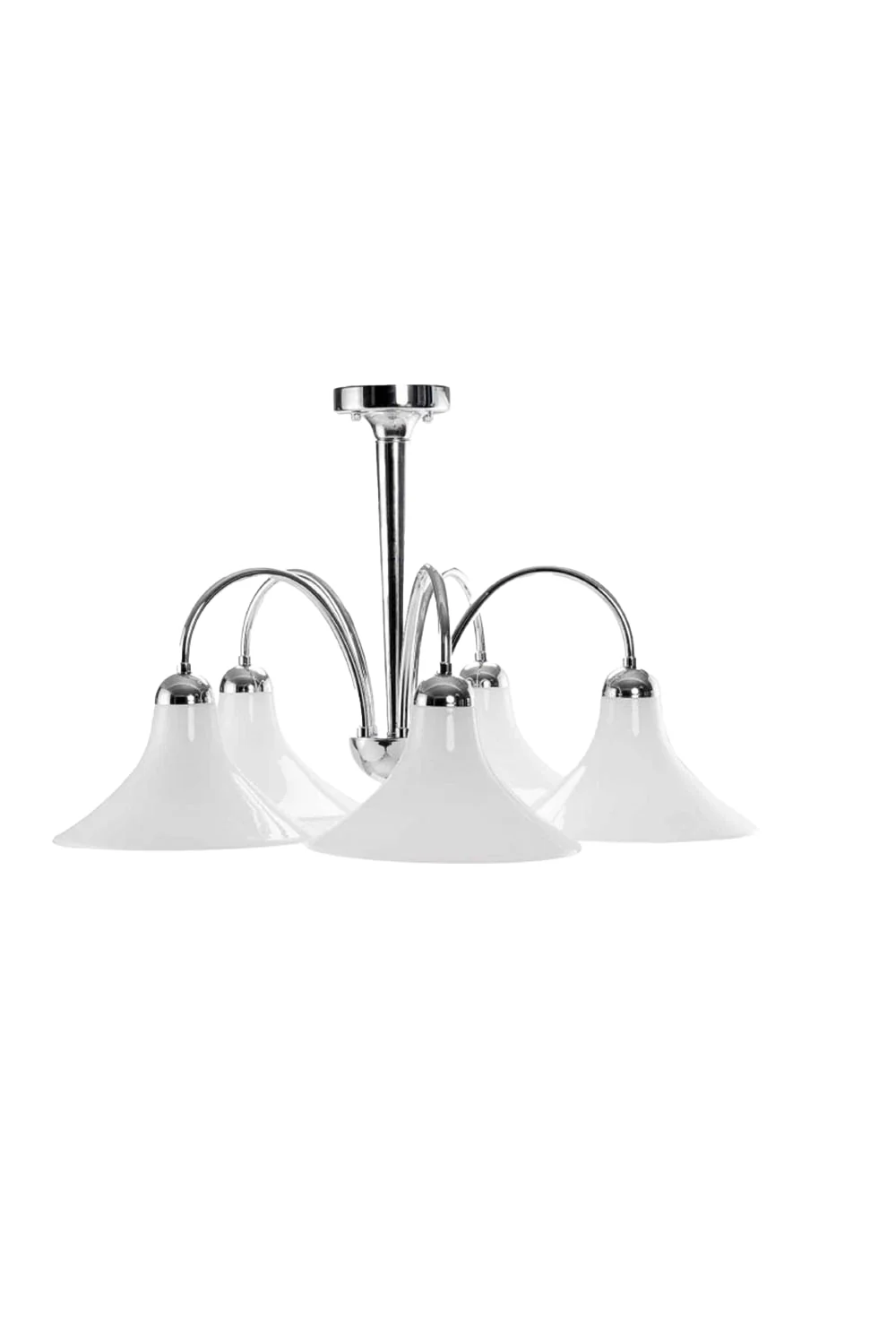 Modern Trumpet Glass Chandelier - Image 7
