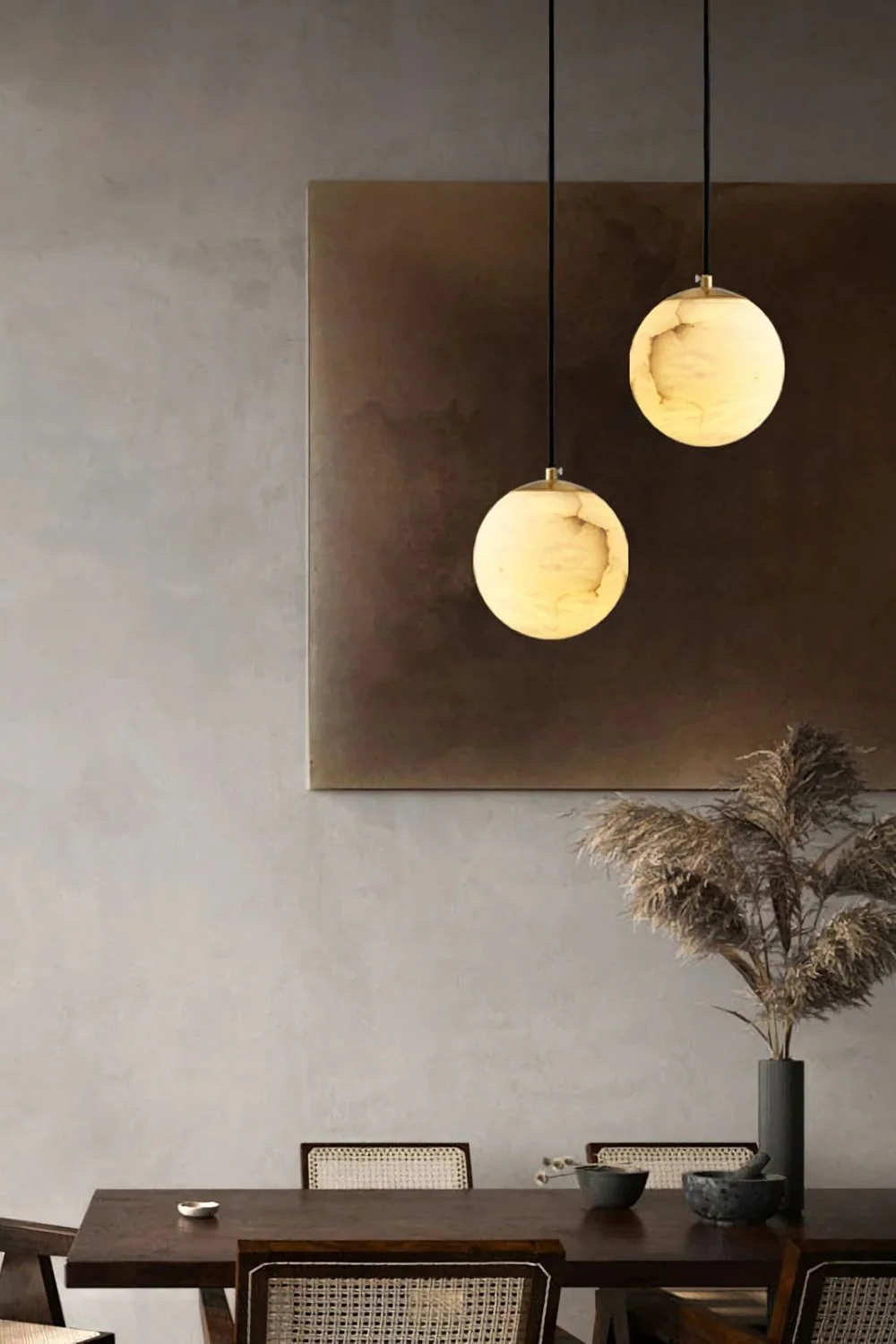 Moon Alabaster Pendant Lamp - Image 15