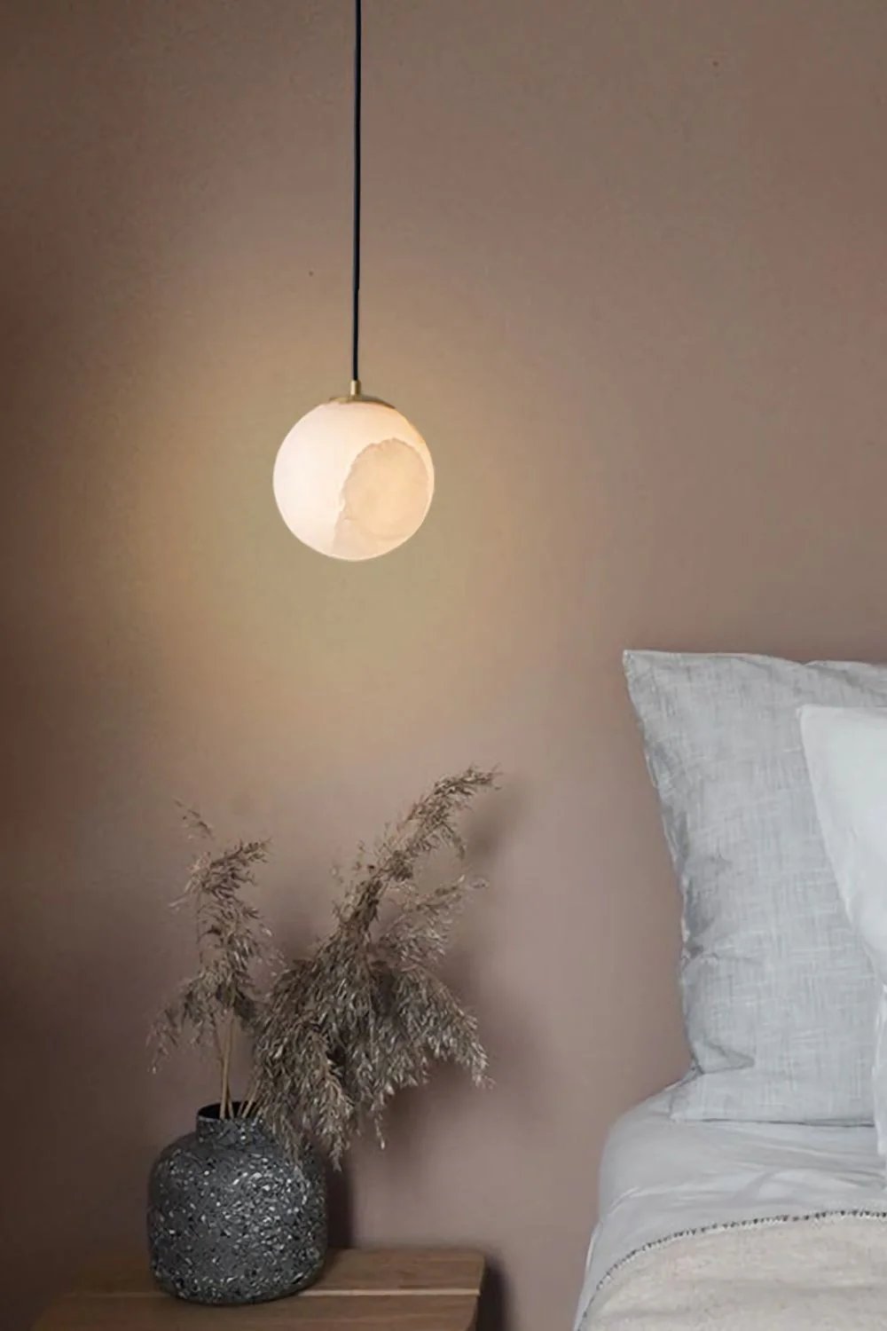 Moon Alabaster Pendant Lamp - Image 8