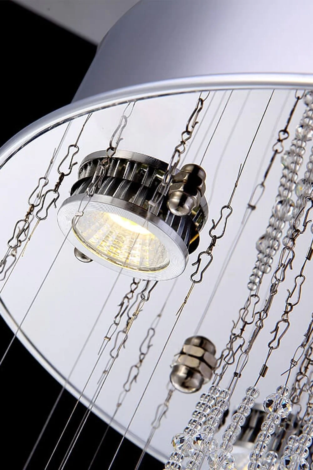 Multi-Balls Chrome Crystal Chandelier - Image 30