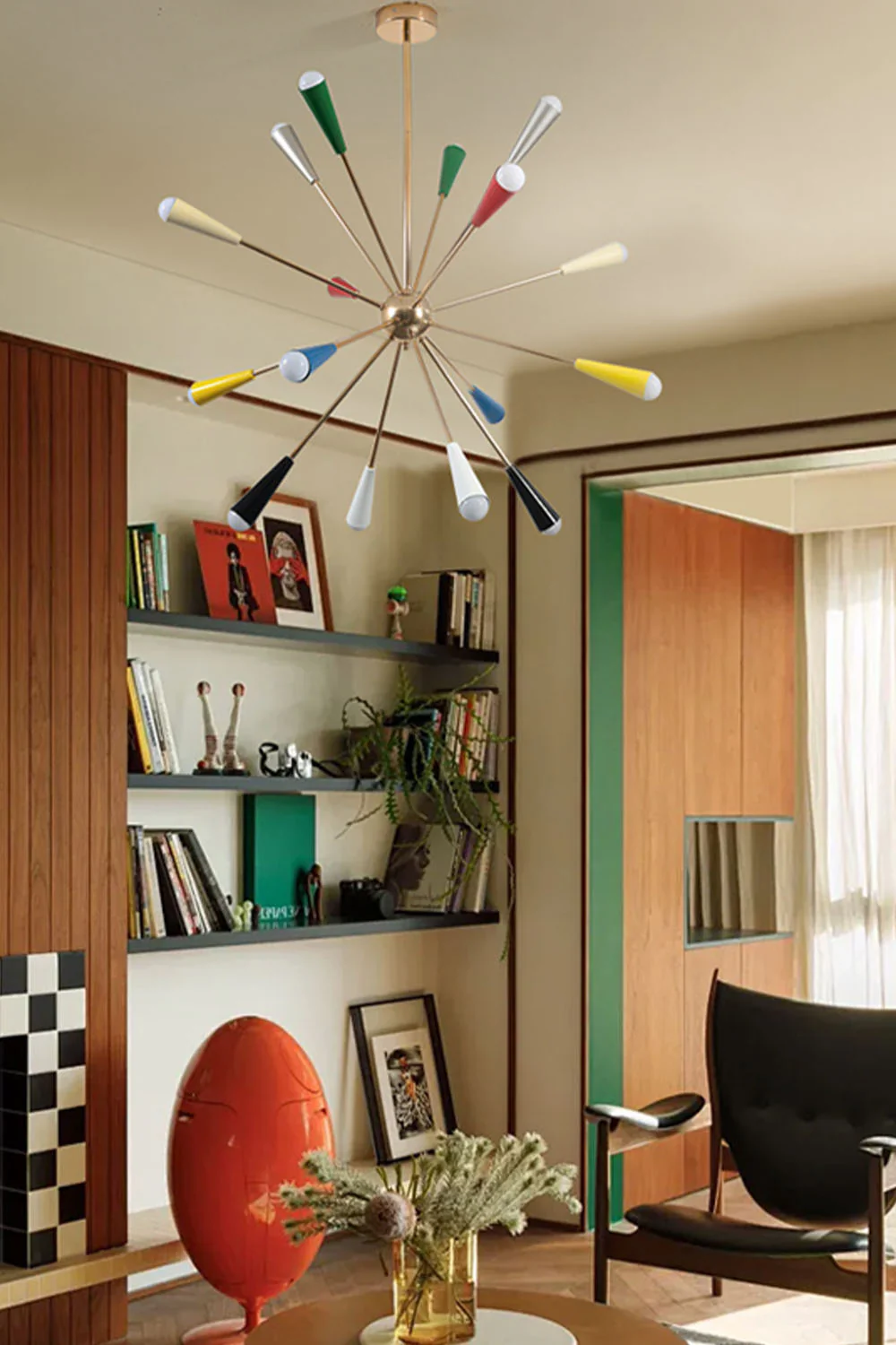 Multi-color Fireworks Chandelier - Image 6