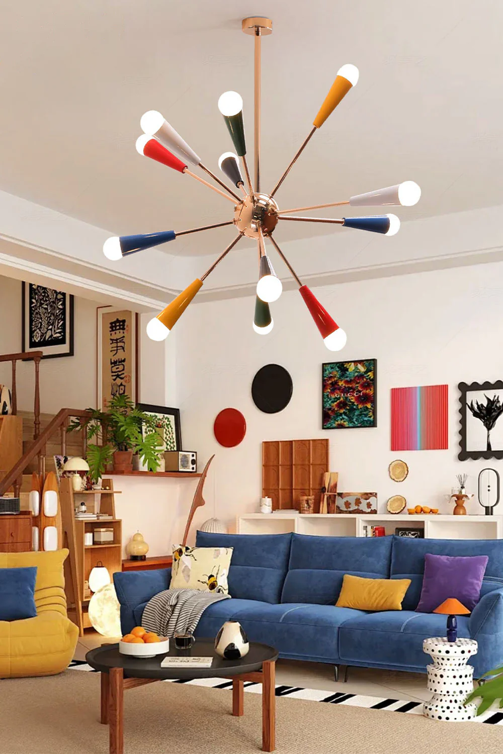 Multi-color Fireworks Chandelier - Image 7