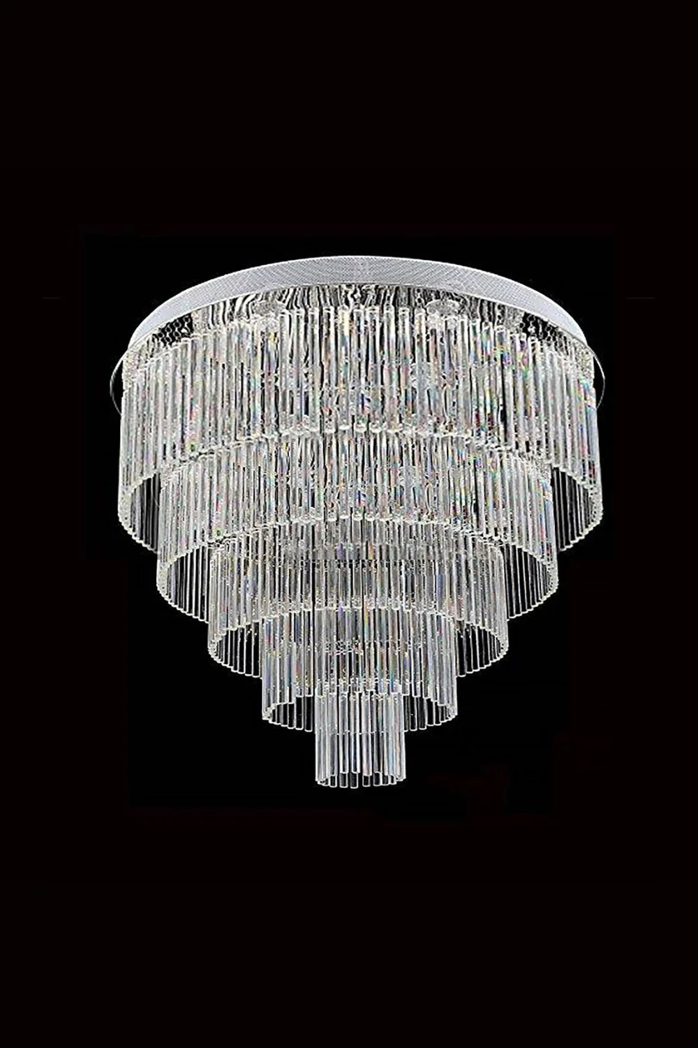 Multi Layers Round Raindrop Chandelier - Image 11