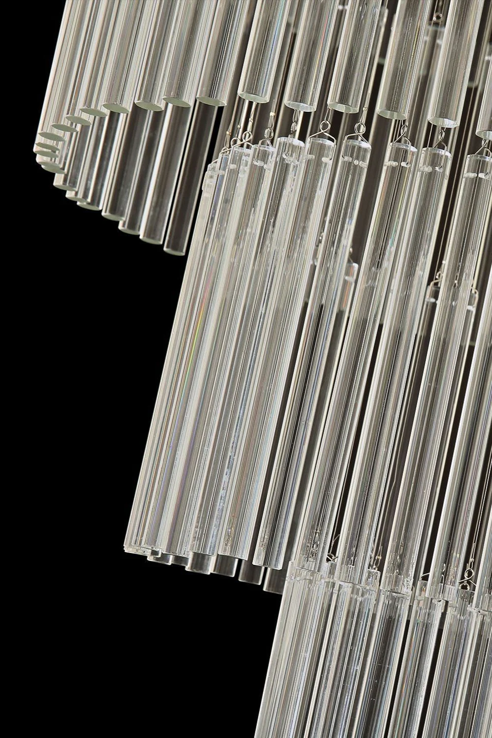 Multi Layers Round Raindrop Chandelier - Image 8