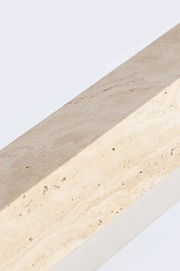 Natural Travertine Linear Dining Pendant Lamp - Image 16