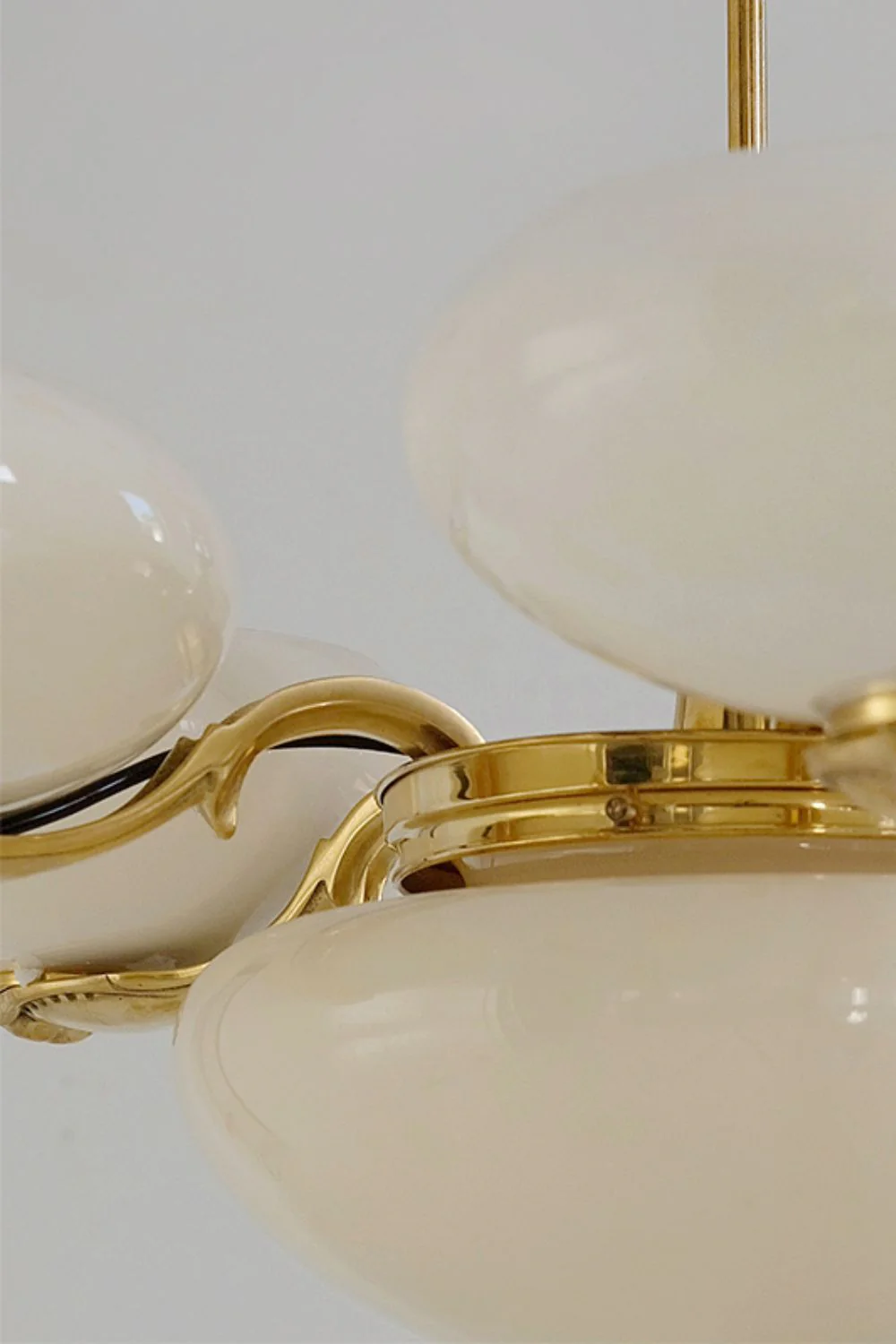 Opal Glass Chandelier - Image 15