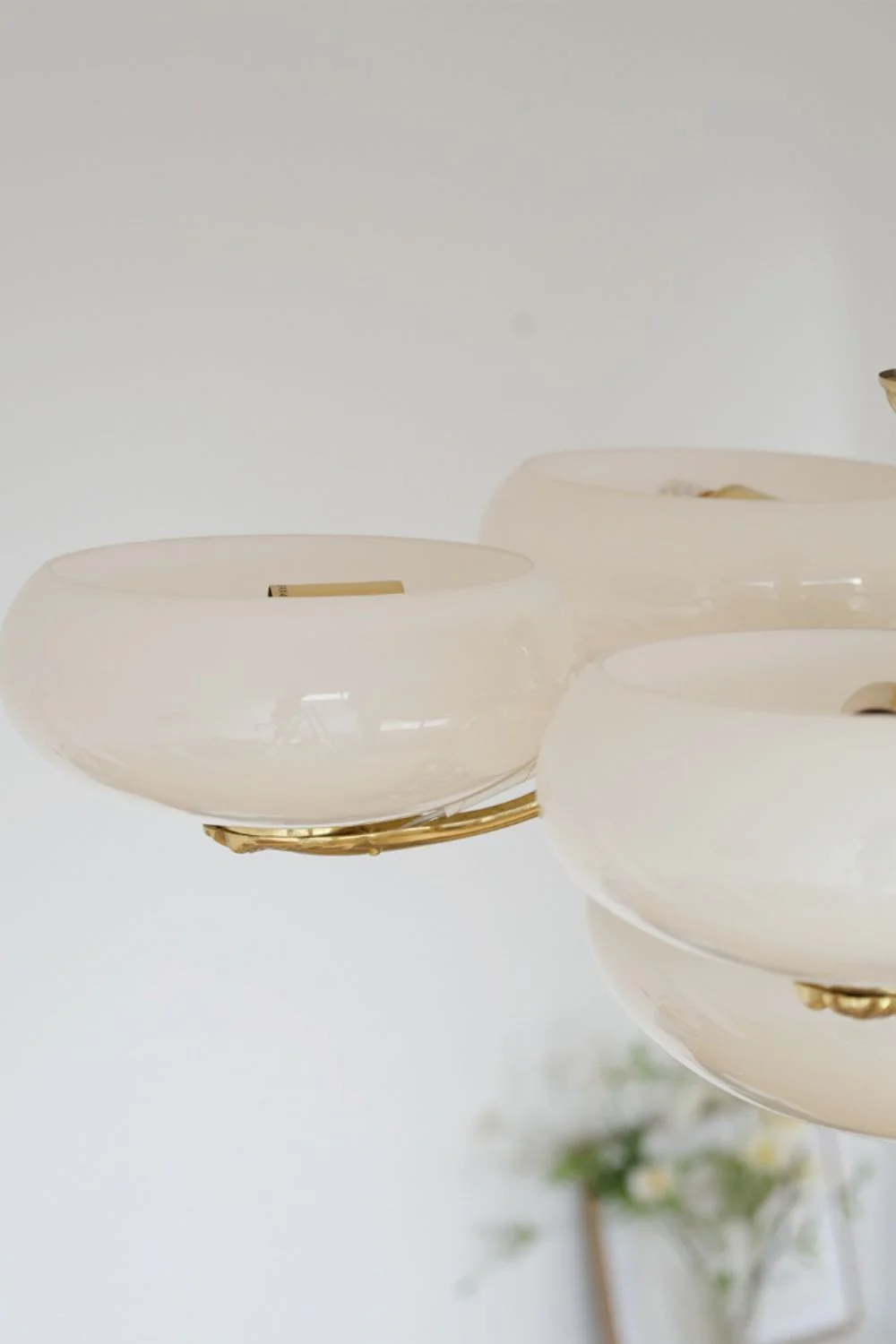 Opal Glass Chandelier - Image 8