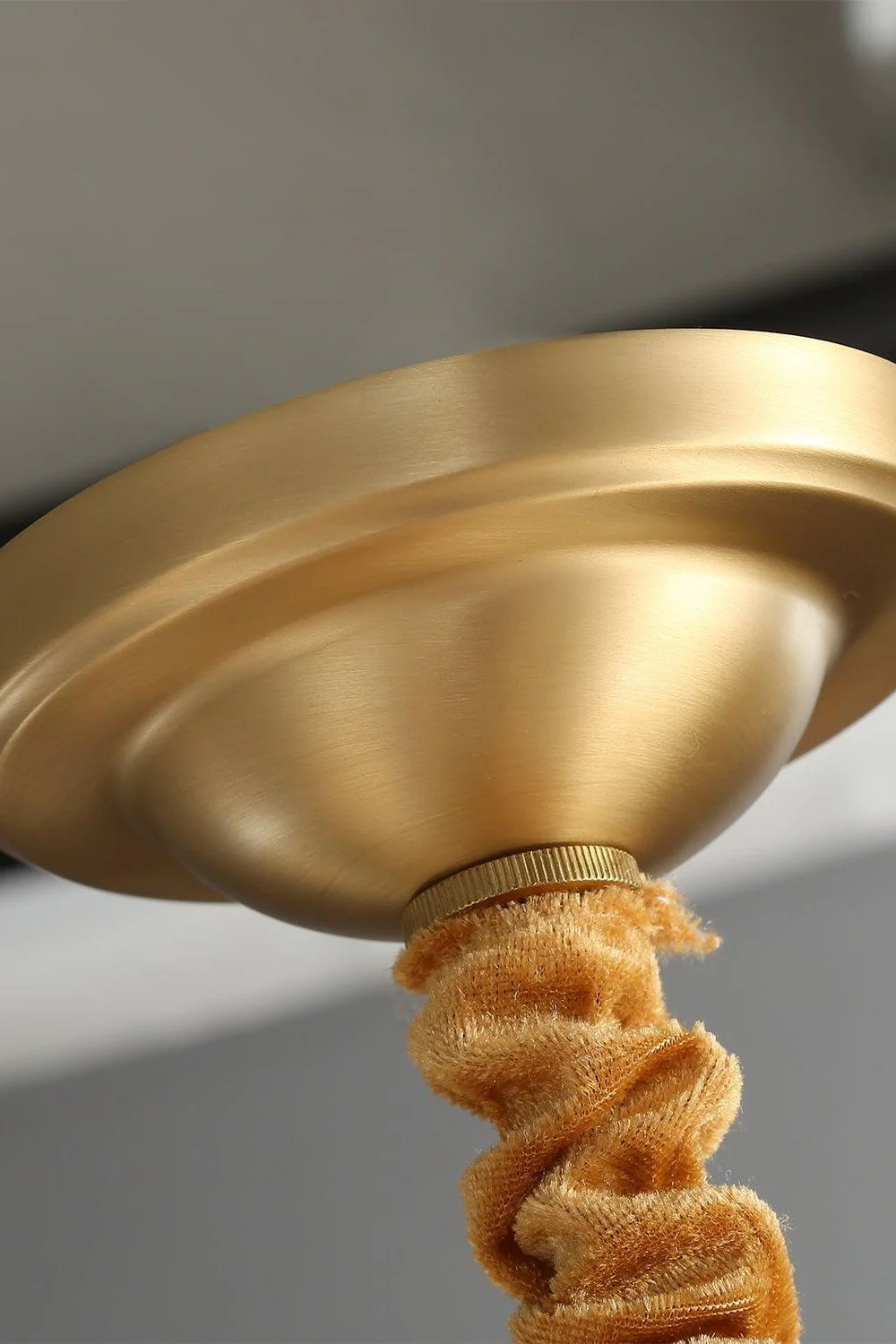 Orrefors Brass Chandelier - Image 16