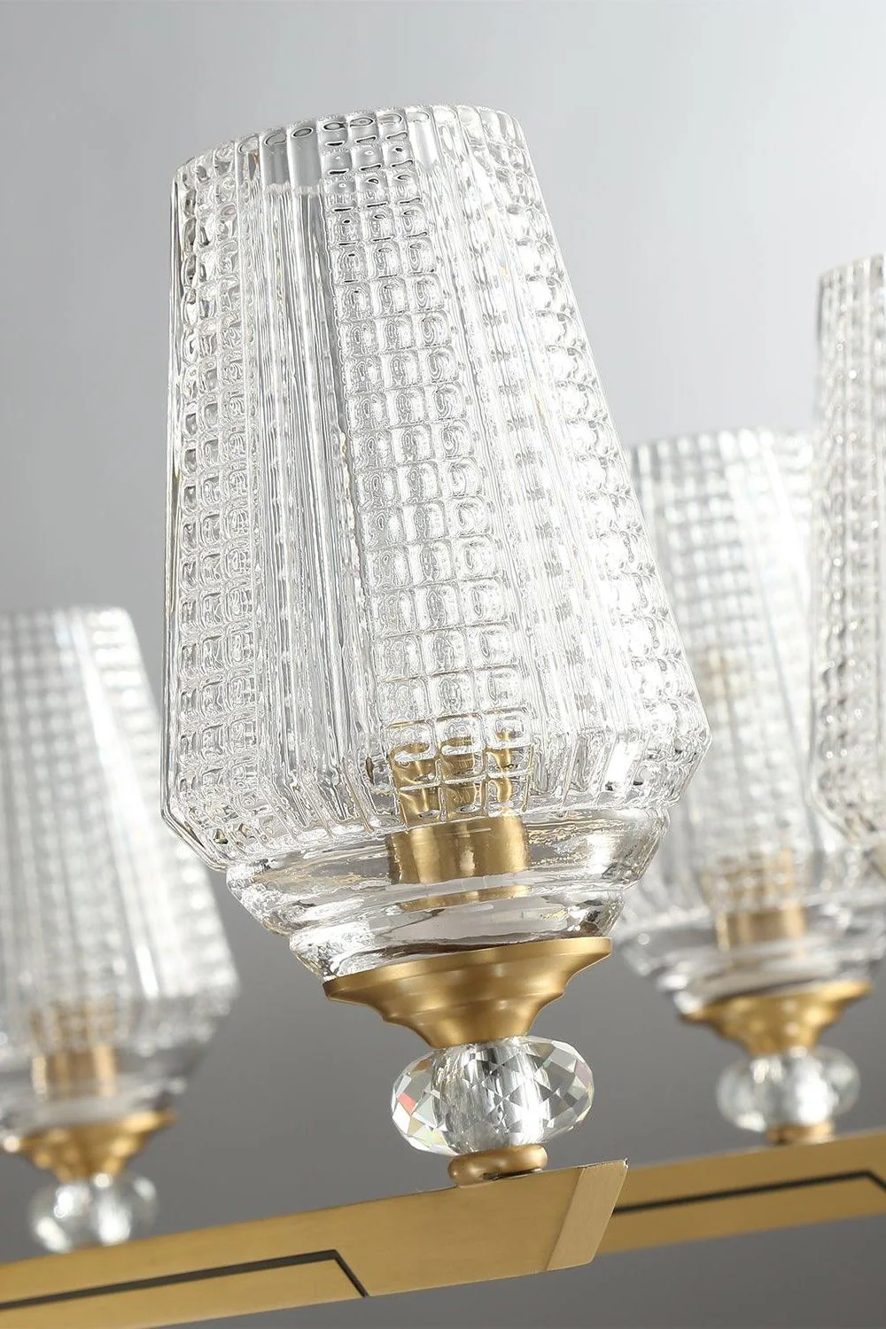 Orrefors Brass Chandelier - Image 19