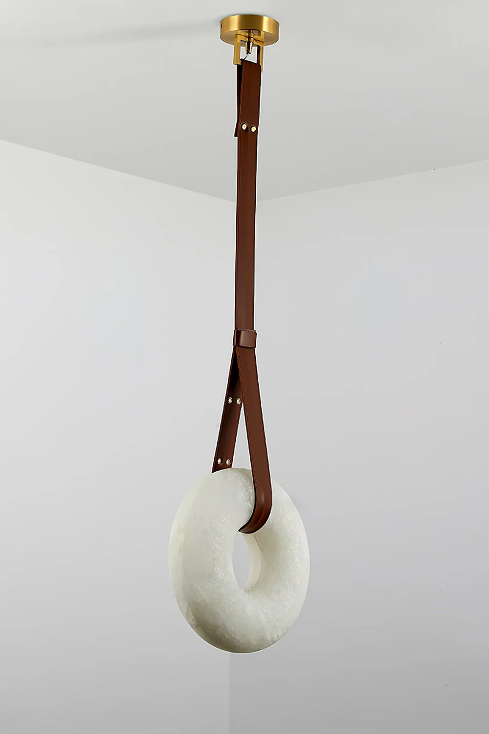 Alabaster round Pendant Light - Image 17