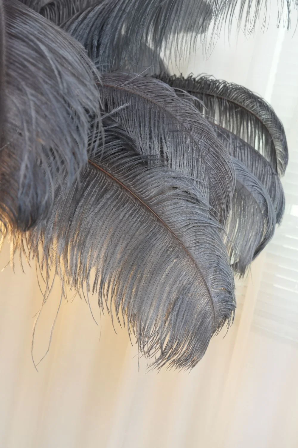Brass Ostrich Feather Floor Lamp - Image 54