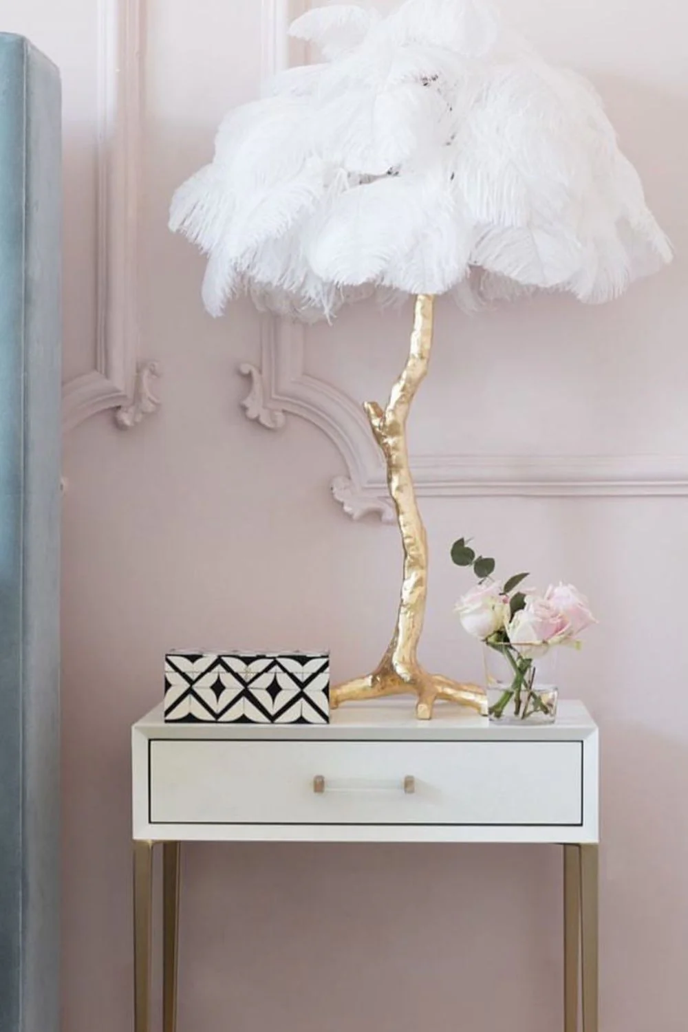 Ostrich Feather Table Lamp - Image 21