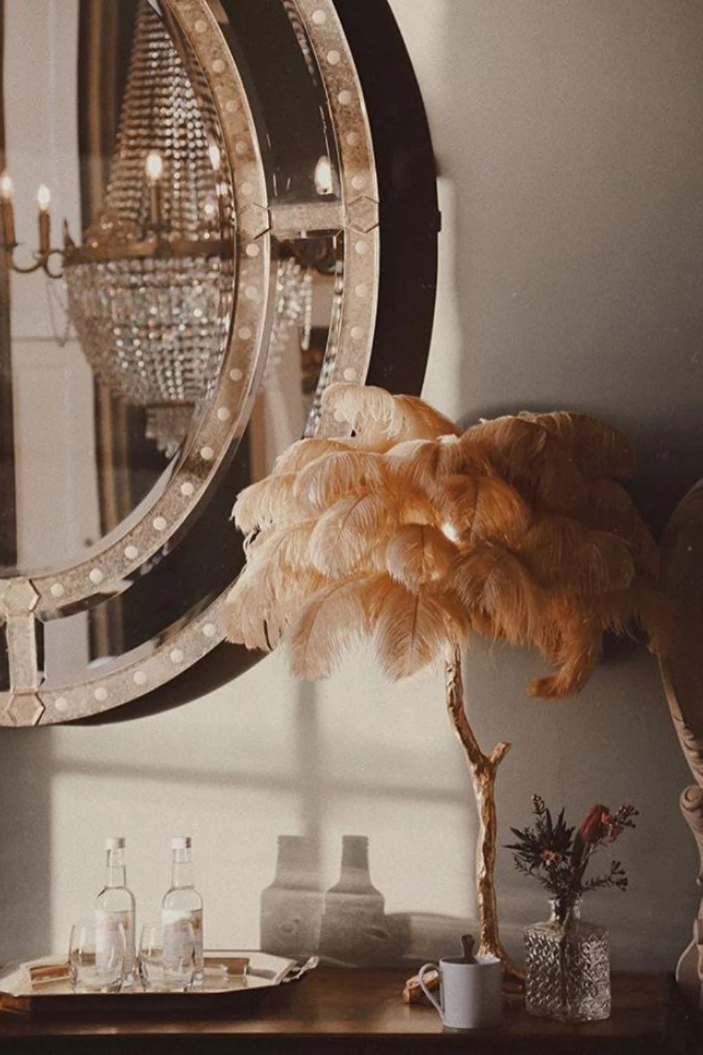 Ostrich Feather Table Lamp - Image 24