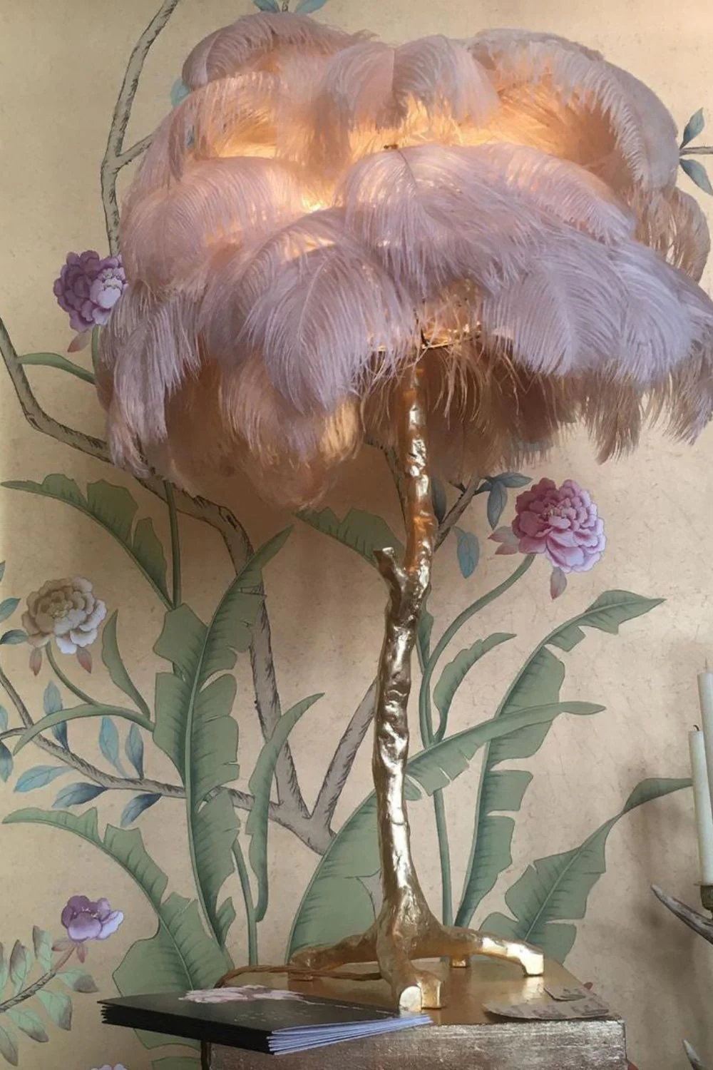 Ostrich Feather Table Lamp - Image 33