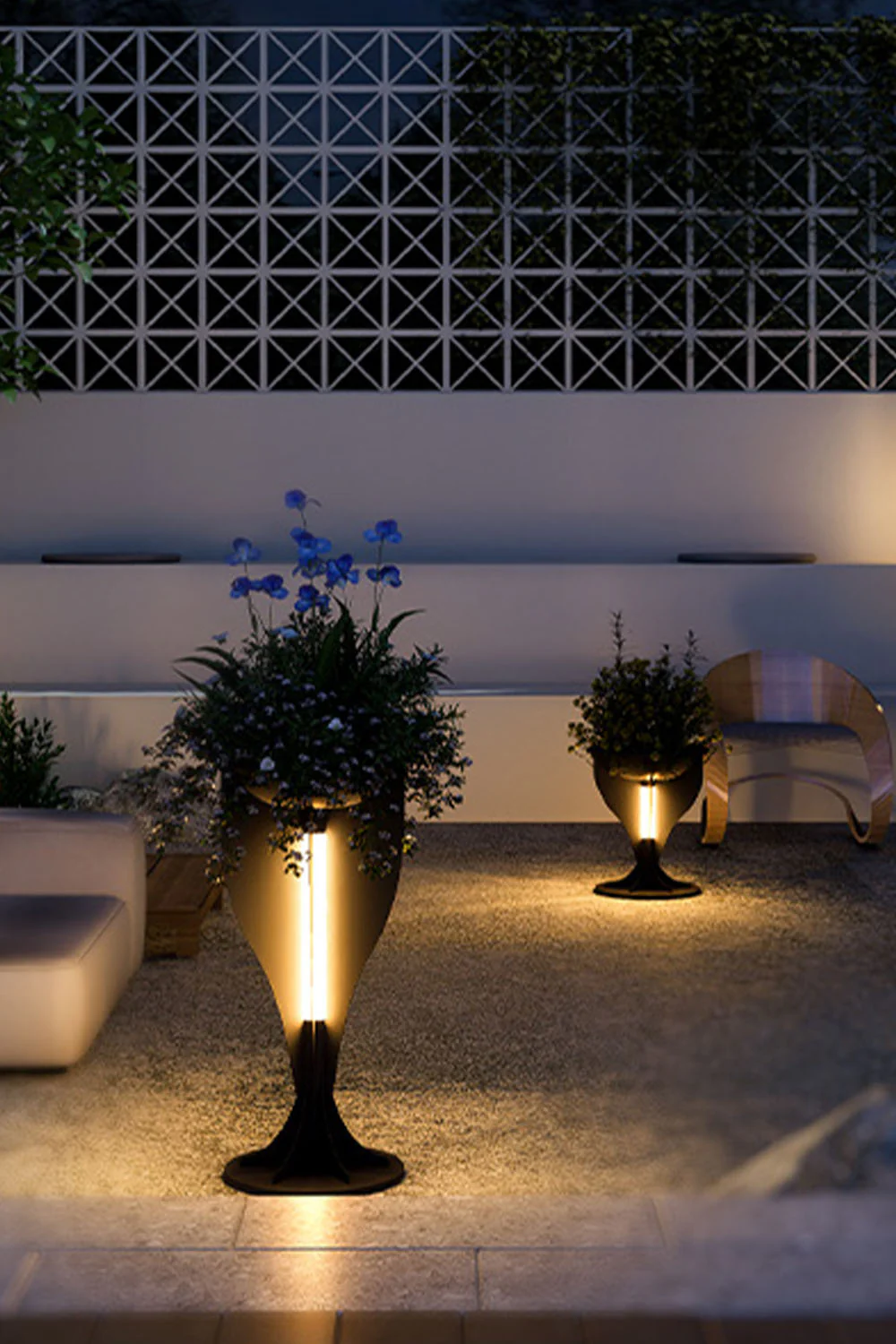 Outdoor Flower Stand Lamp - Image 4