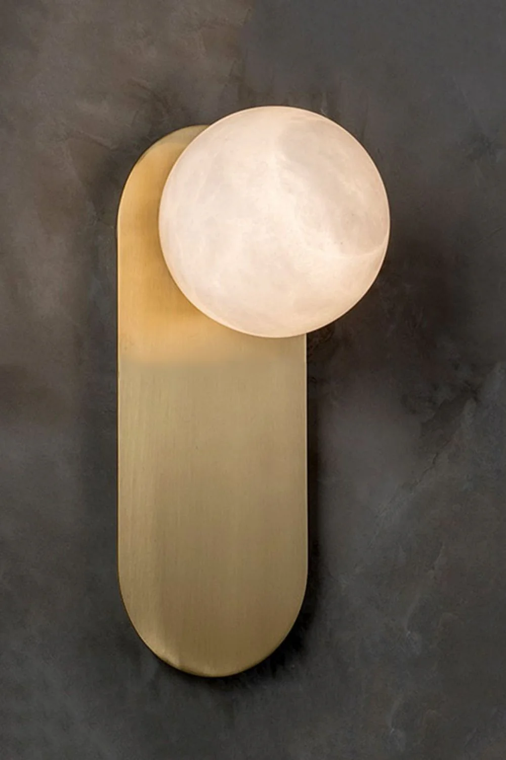 Oval Alabaster Spherical Wall Light - Image 12