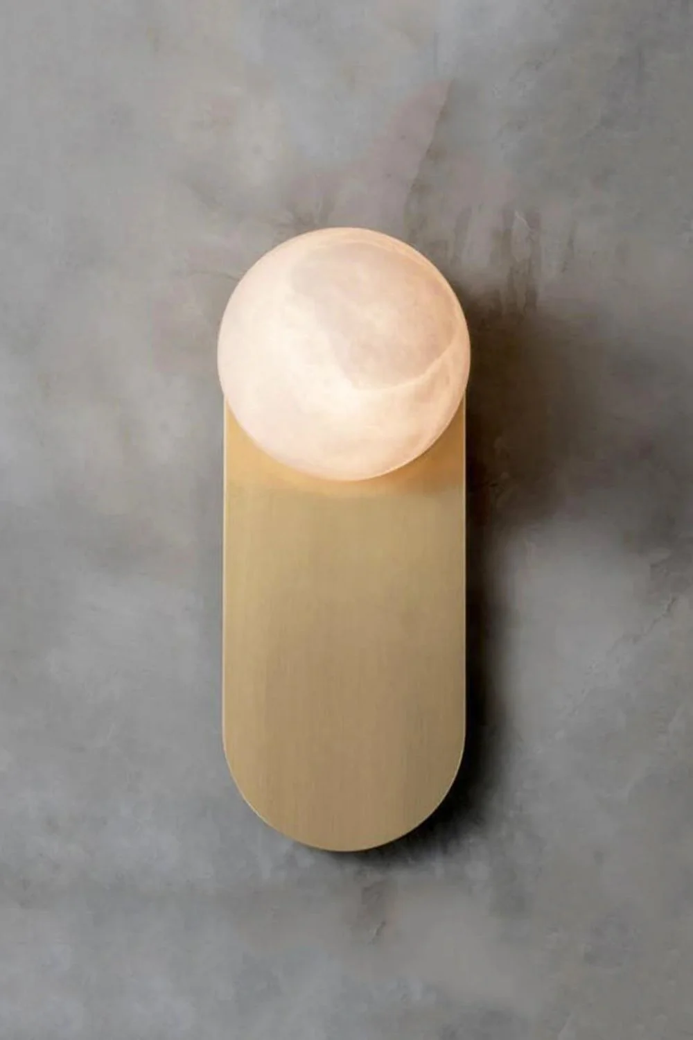 Oval Alabaster Spherical Wall Light - Image 14