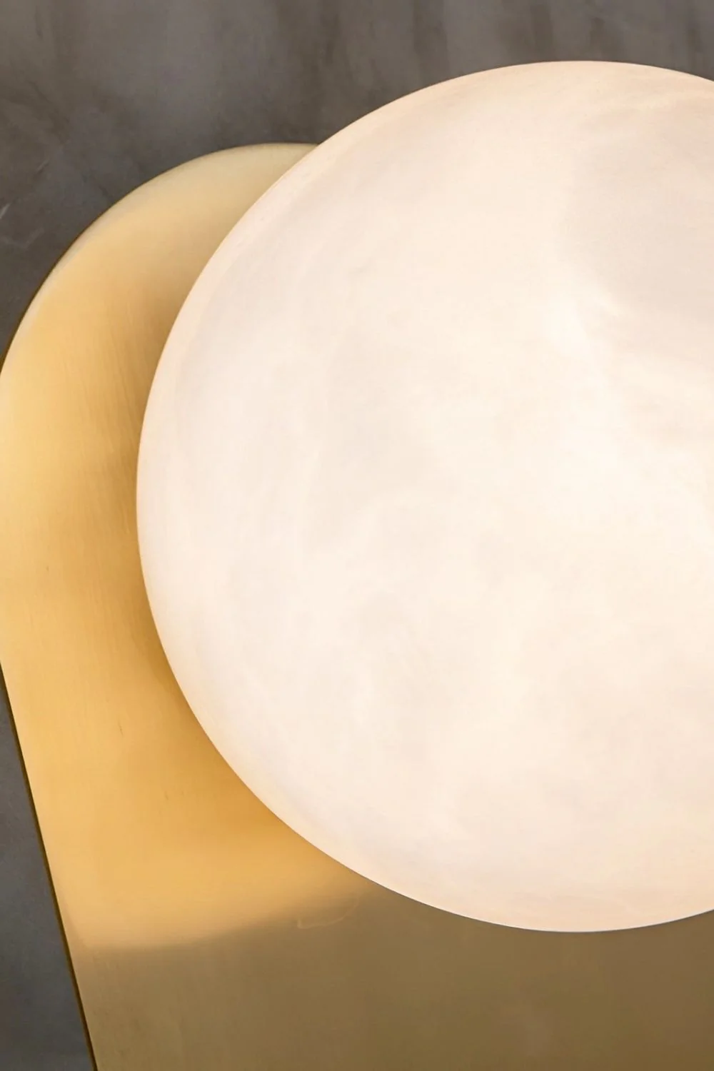 Oval Alabaster Spherical Wall Light - Image 15