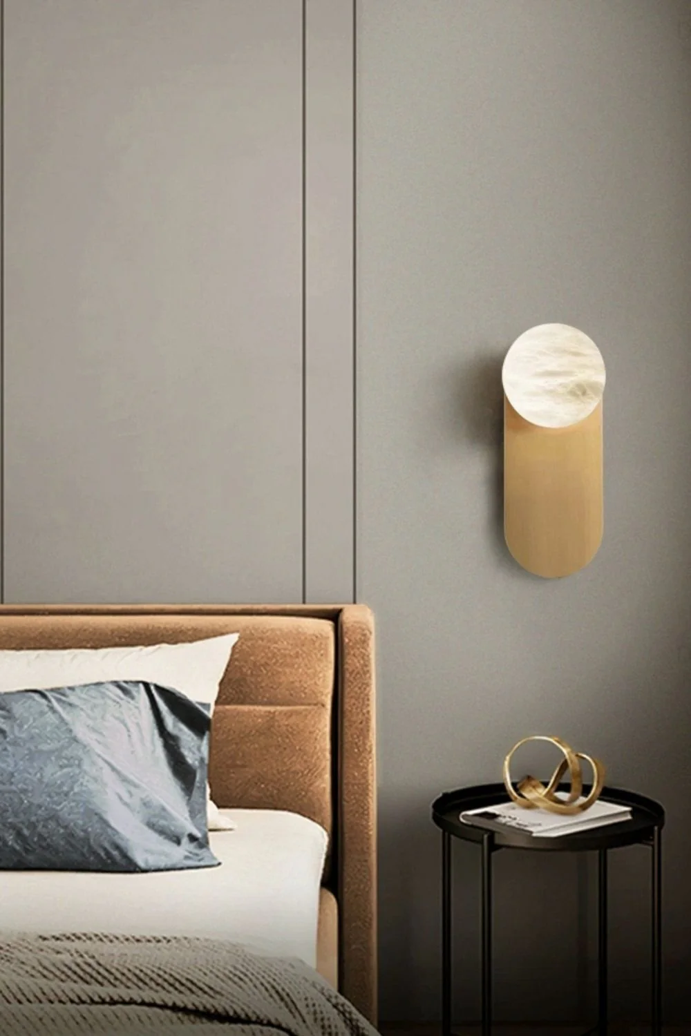 Oval Alabaster Spherical Wall Light - Image 4
