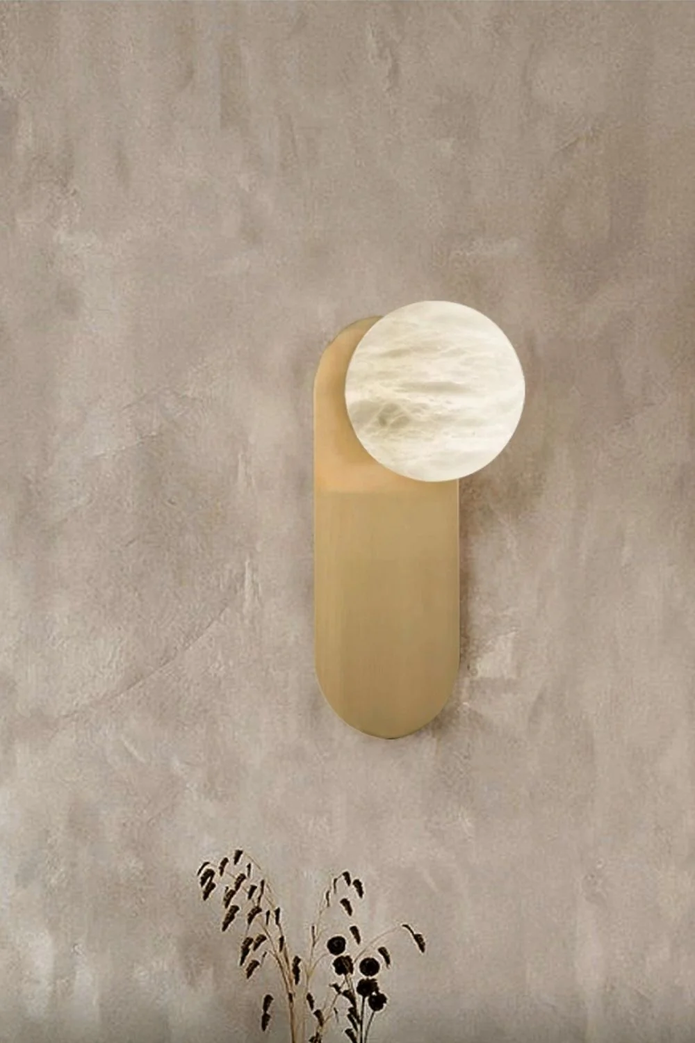Oval Alabaster Spherical Wall Light - Image 5