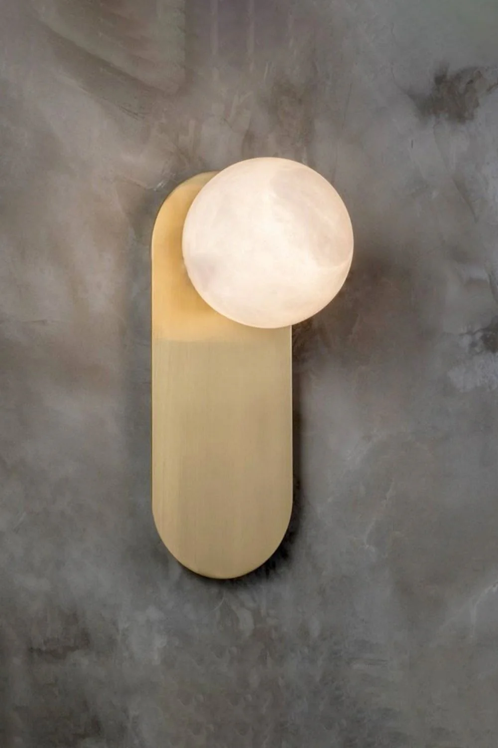 Oval Alabaster Spherical Wall Light - Image 6