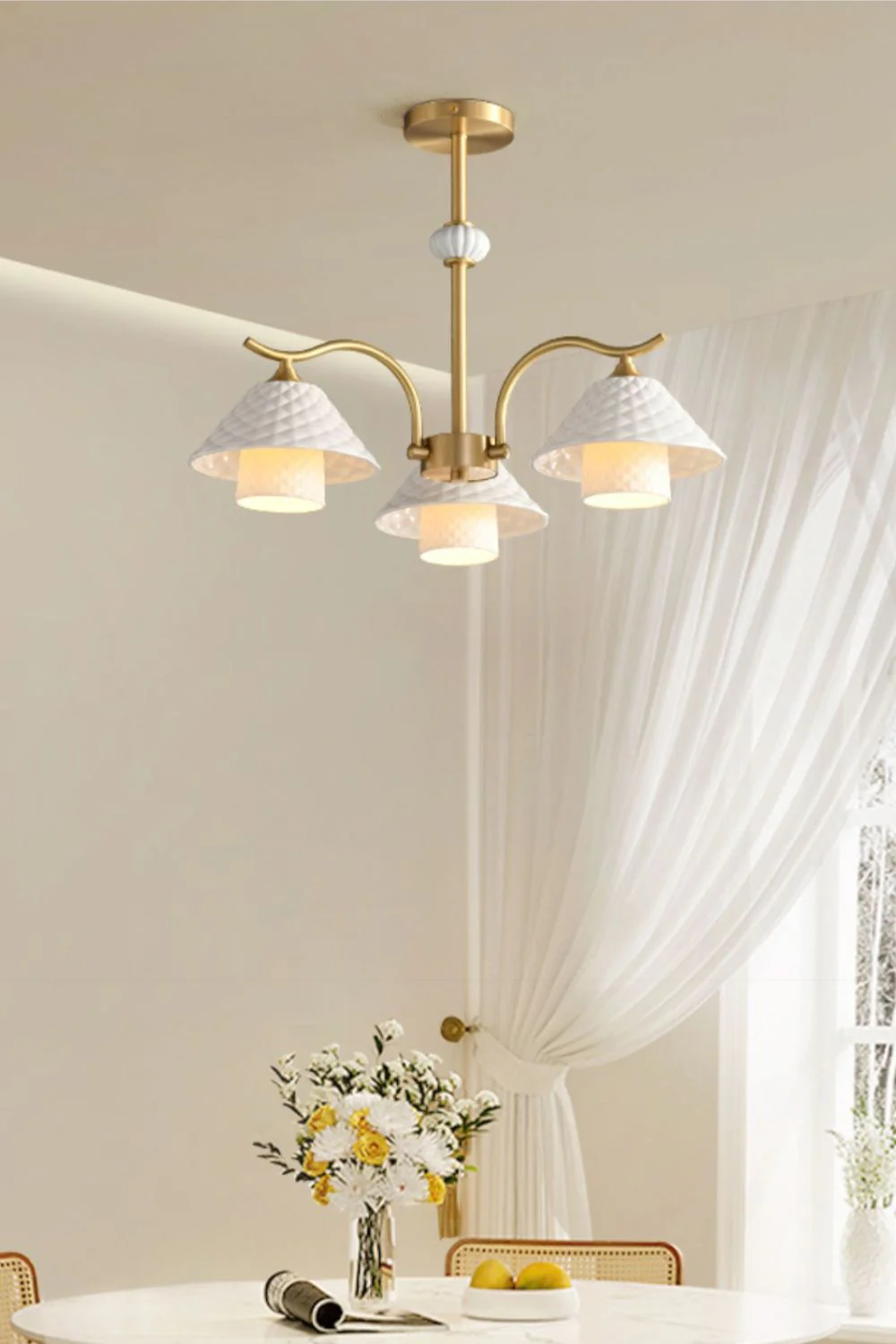 Vintage Oxford Double Chandelier - Image 4