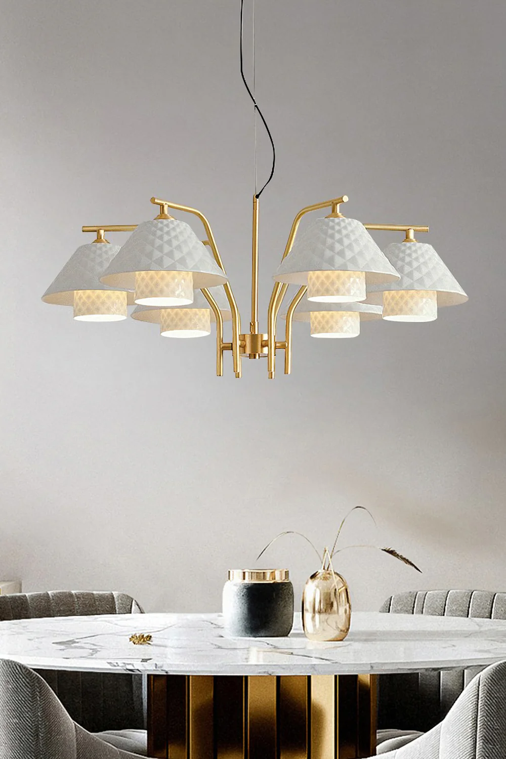 Vintage Oxford Double Chandelier - Image 5