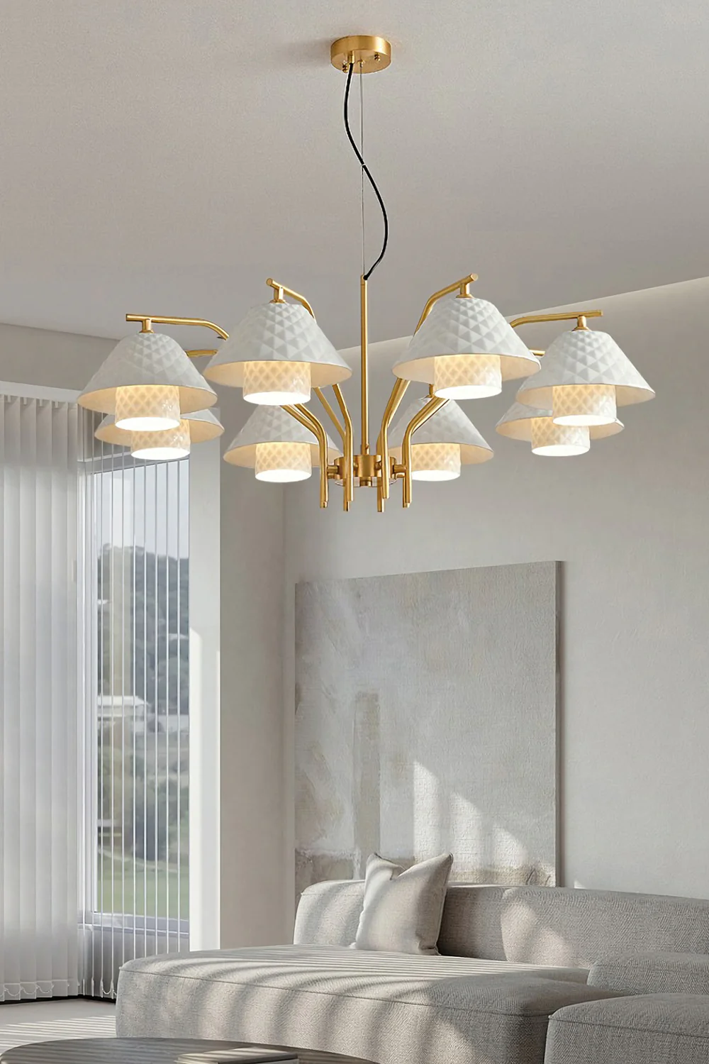 Vintage Oxford Double Chandelier - Image 6