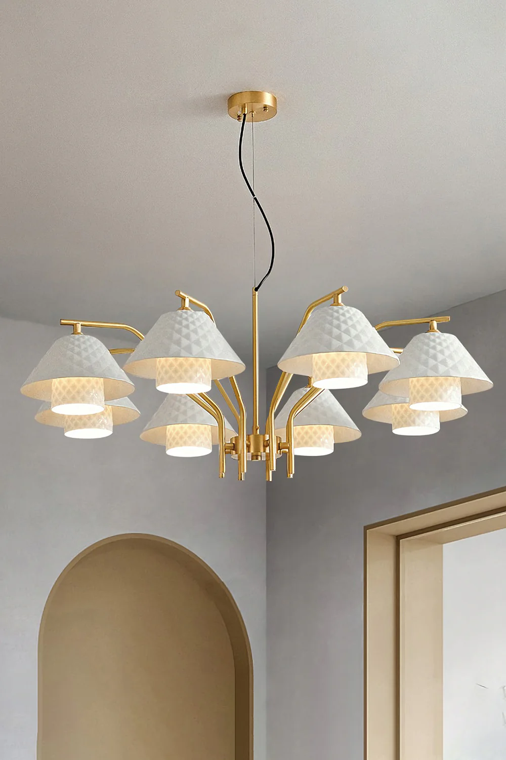 Vintage Oxford Double Chandelier - Image 7