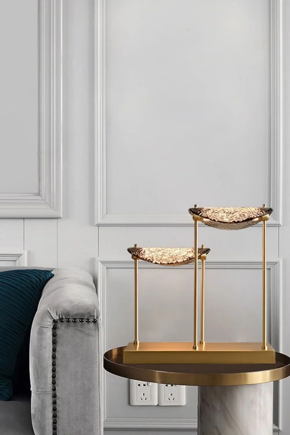 Paolo Castelli Manta Smoked Table Lamp - Image 10