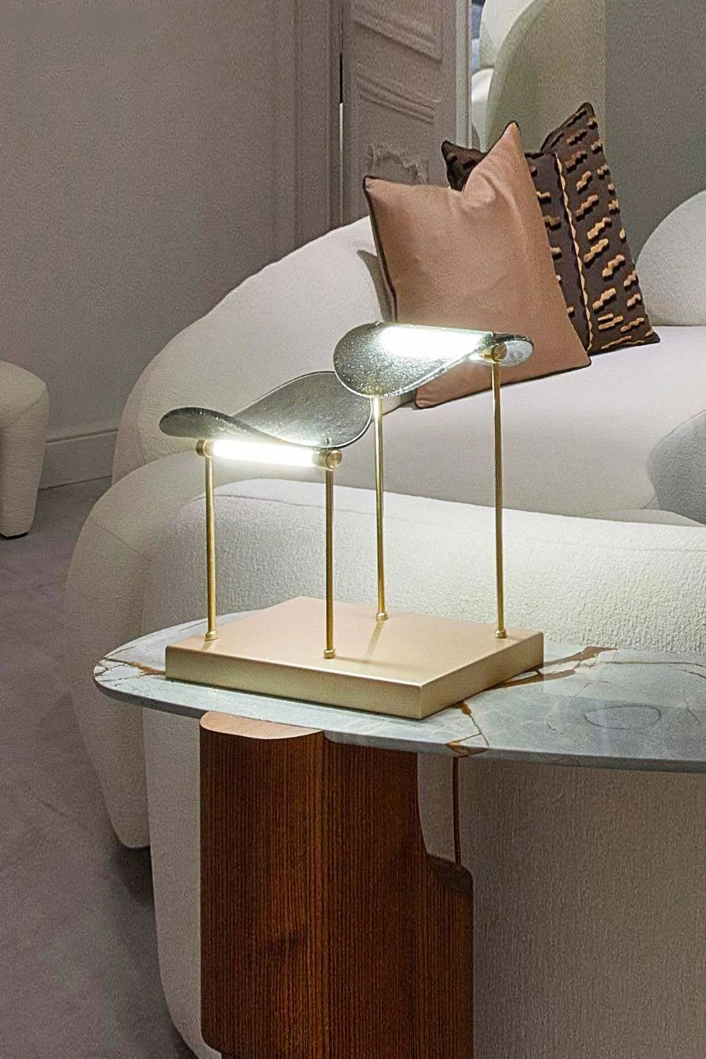 Paolo Castelli Manta Smoked Table Lamp - Image 5