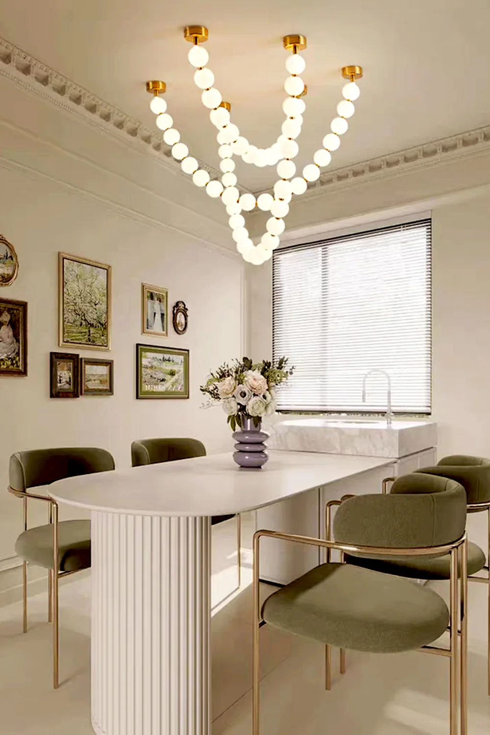 Pearl Necklace Chandelier - Image 15