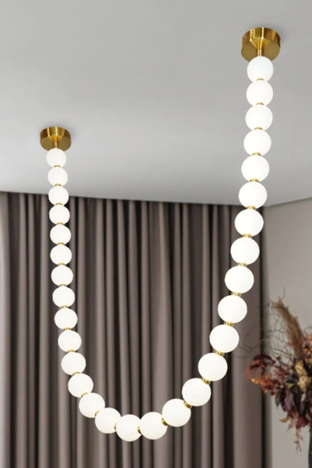 Pearl Necklace Chandelier - Image 9